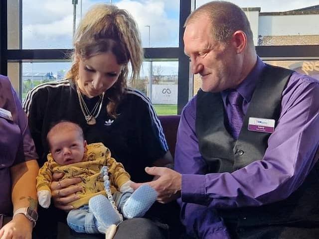 Larry Elliot, called an ambulance for Tammy Hall, who delivered her baby boy in an ambulance outside Club3000 bingo