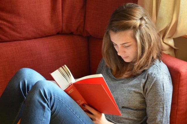 Sitting down with a good book after a busy day and losing yourself in it is a great way to de-stress according to 29 per cent of responders