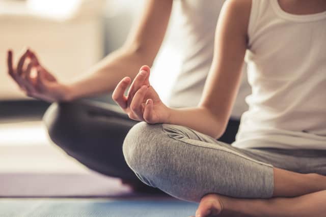 Yoga and meditation are two great ways to calm the mind