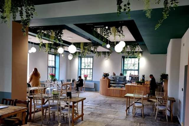 Worden Park's new-look Folly Cafe inside the refurbished Worden Hall