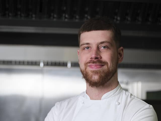 Chef Liam Anderson who works at Midsummer House, an internationally-acclaimed 2 Michein-starred restaurant in Cambridge