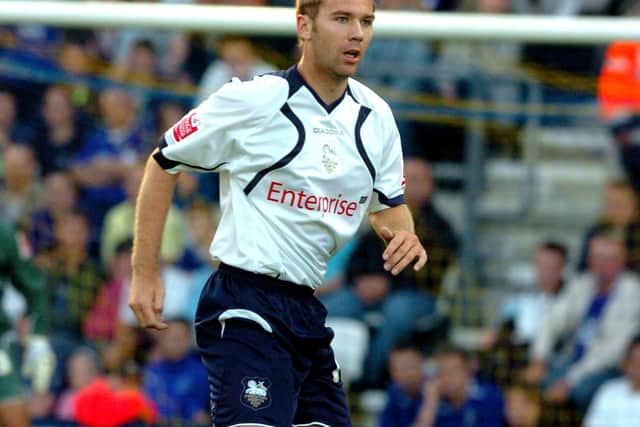 Liam Chilvers in action for PNE