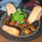 Mussels arrabbiatta is one of the tempting starters on offer at Italian restaurant Vetrano in Padiham.