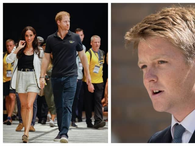 Prince Harry and Meghan Markle were reported not to have been invited to the Duke of Westminster's wedding next summer. Pictures: Getty