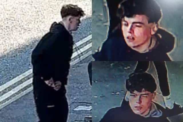 Officers want to speak to this man after disorder broke out on a street in Chorley, leaving one person injured (Credit: Lancashire Police)