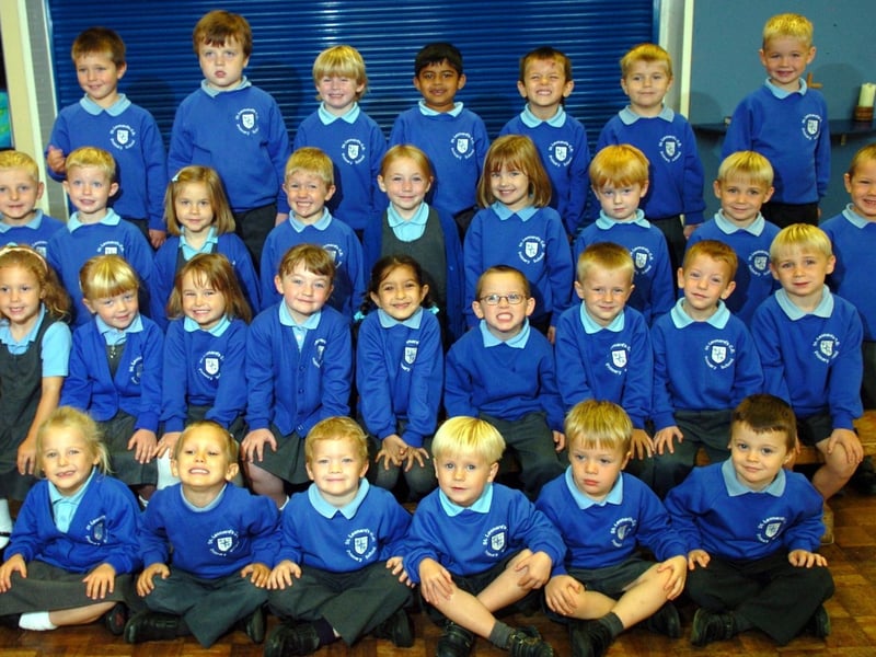 Walton-le-Dale St Leonard's CE Primary School's reception class in 2006