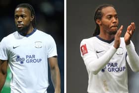 Josh Onomah and Daniel Johnson in Preston North End colours