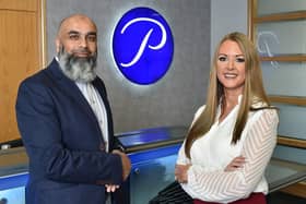 L - R: Luqmaan Essa, Rebecca Bolton