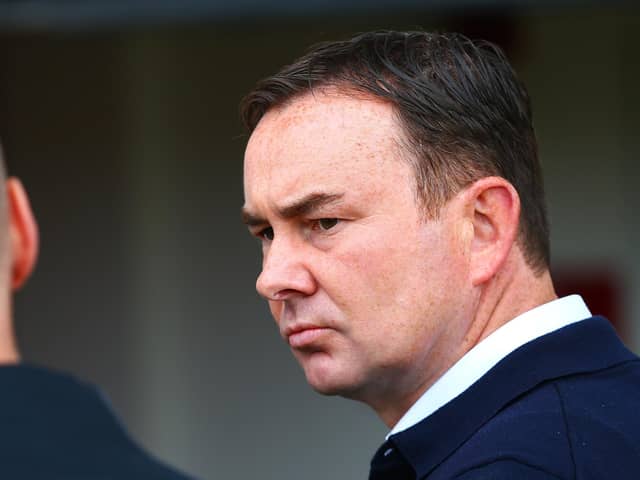 Morecambe manager Derek Adams Picture: Jack Taylor