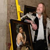 Peter Sinclair, an artist who is getting ready to launch his exhibition at HIVE in Blackpool. Photo: Kelvin Stuttard