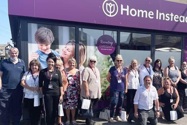 The team form Homes Instead Blackpool have won a care award
