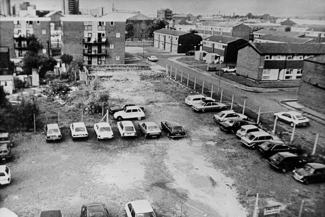 This image was taken in the 1980s and shows the Lark Hill areas of Preston