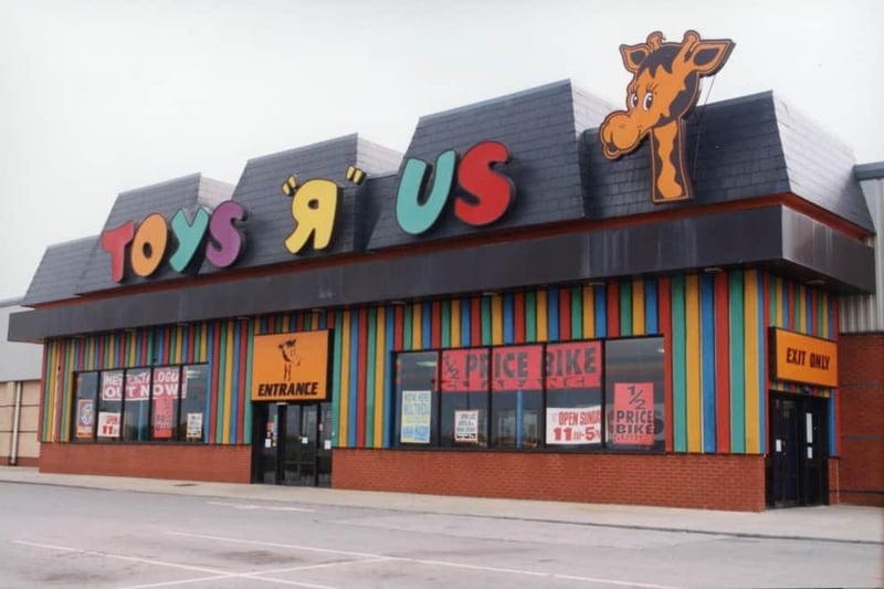 The Toys R Us super store which opened its doors in Preston in 1989