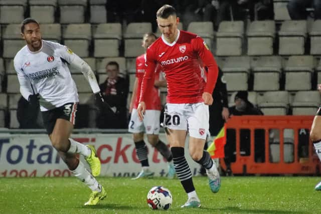 Morecambe were beaten by Charlton Athletic on Tuesday evening Picture: Ian Lyon