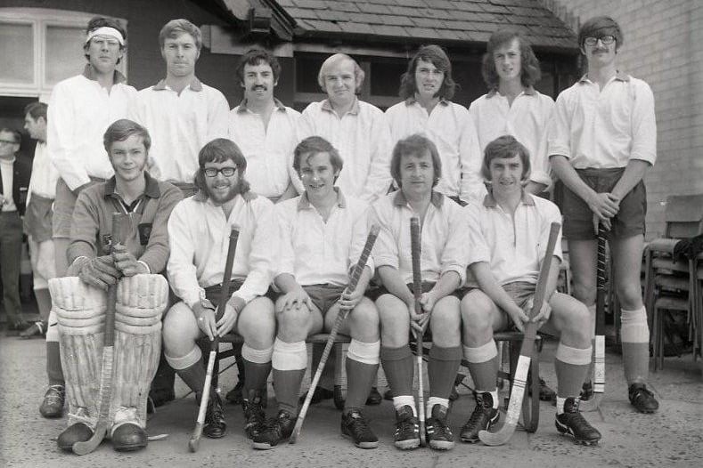 Preston Hockey Club's first team, who were successful in their opening North West League match of the season with a 1-0 win over Timperley. Seated (left to right): D Maddocks, D Burton, A Blackburn (captain), R Haggie, K Hutton. Standing: J Hide, M Banahan, R Evans, P Forrest, J Gibson, P Smith, C Lavery