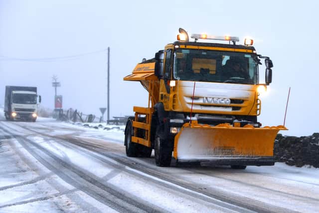 A fleet of 530 gritters are on hand for National Highways to call upon during sub-zero temperatures (Credit: Peter Byrne/PA Wire)