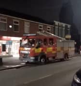 Fire crews at the scene in Hough Lane, Leyland on Thursday night (November 23). (Picture by Mark Hewitson)