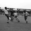 Preston North End's Brian Mooney puts in a cross against Port Vale in the play-offs