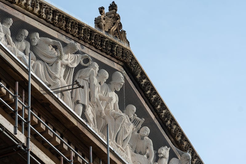 The Harris' “School of Athens” feature has had a specialist clean