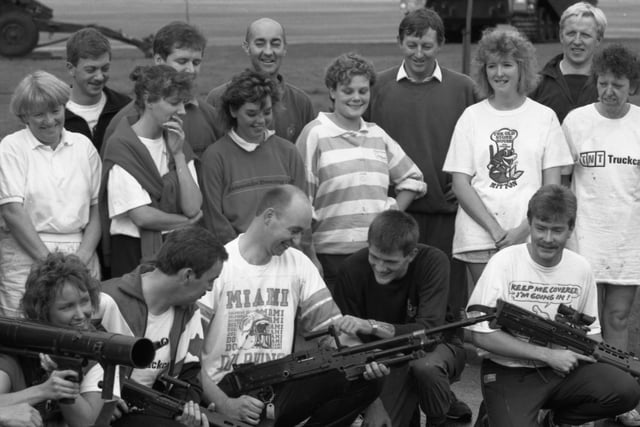 These members of the public were given an introduction to weapons as Fulwood Barracks opened its doors to admit those who fancies trying life in uniform. The day of events also included a film, a spot of target practice on the rifle range and a turn round the Krypton Factor-type assault course