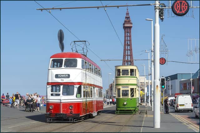 Real ale fans can enjoy a couple of snifters on board Blachpool's Heritage trams this summer