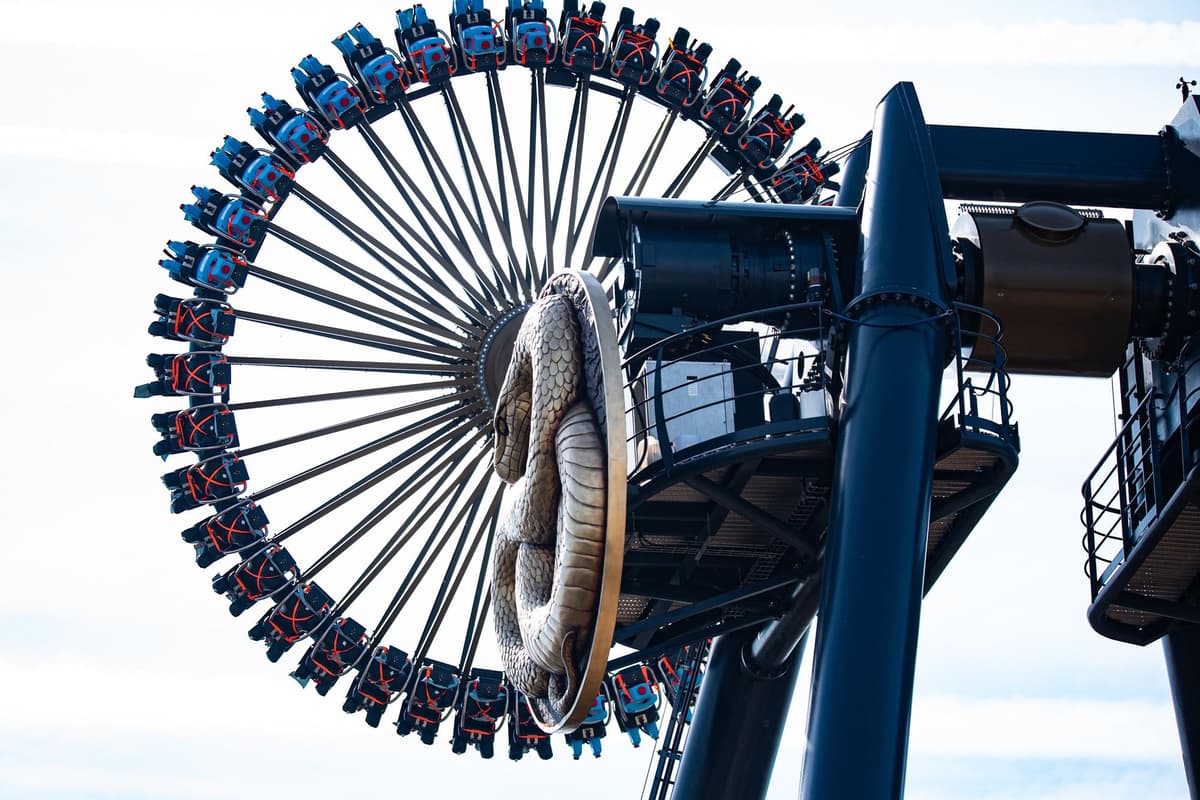 New £8.72m mega-ride Aviktas officially launches at Blackpool Pleasure ...
