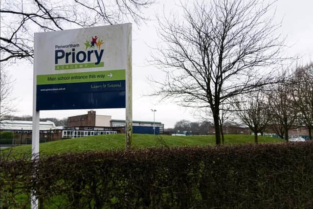 Public changing facilities at Penwortham Priory Academy are in a poor state.