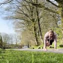 Bare feet Bare hands Bear Crawl all for the physical and mental wellness