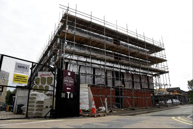 Work on Innovation House is not expected to be completed by the start of the next academic year.