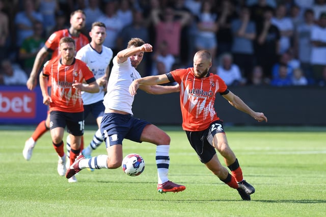 A tough game to be handed your first league start of the season but Ledson showed how little drop off there is to those not in the starting XI. His graft was impressive in disrupting the Luton midfield and preventing them from getting a rhythm.