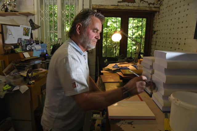 Peter Doyle went into bookbinding straight from school.