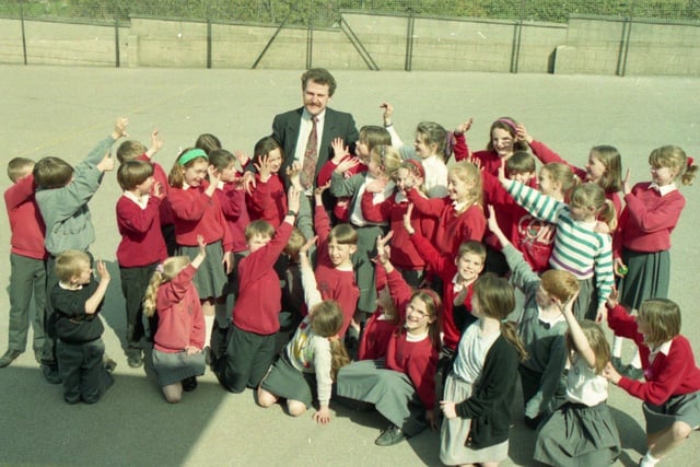 A popular Chorley headteacher has said farewell to staff and pupils at his Chorley school. Mr Jeff Bonner, headteacher for three years at St John's CE Primary School, Whittle-le-Woods, will be taking up a new post in Poulton-le-Fylde, near Blackpool
