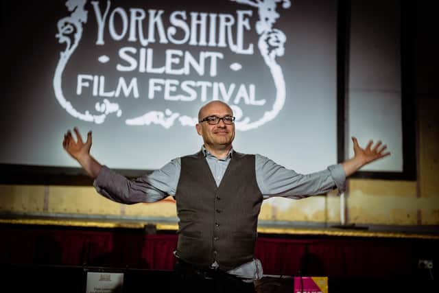 Jonny Best, artistic director of Yorkshire Silent Film Festival. Picture by Robin Zahler.