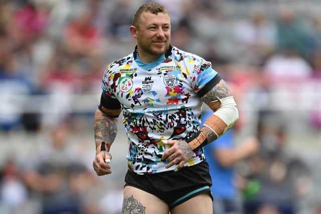 Leigh Leopards player Josh Charnley has announced a 12-month testimonial in his honour next year. (Photo by Stu Forster/Getty Images)