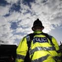 Two occupants of a flat had to escape through a window after an arson attack in Scarborough today.