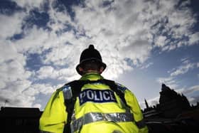 Two occupants of a flat had to escape through a window after an arson attack in Scarborough today.