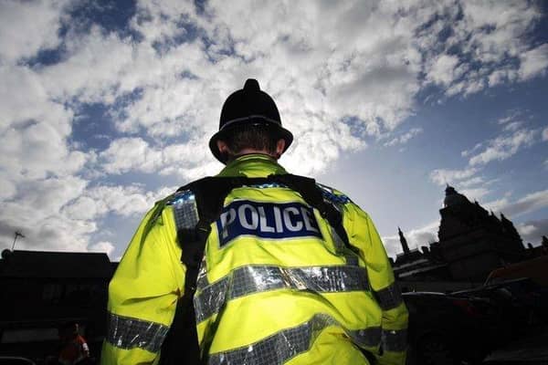 Two occupants of a flat had to escape through a window after an arson attack in Scarborough today.
