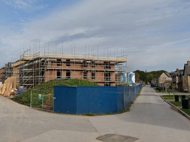 Part of the Cottam Hall development (image: Google)