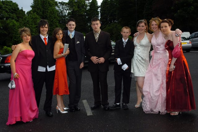 Captured on arrival at the 2008 Our Lady's High School leavers prom