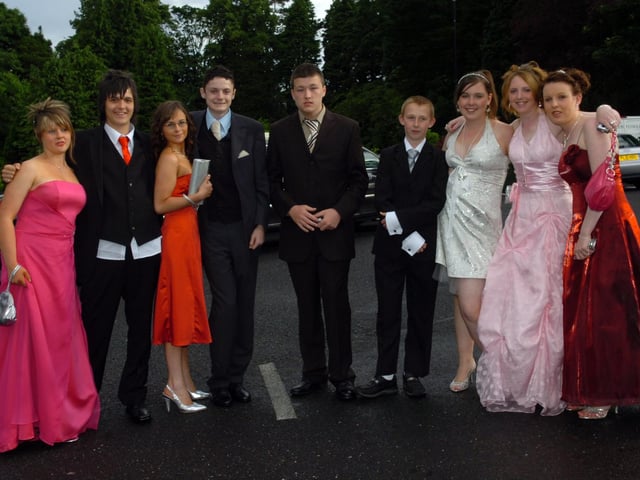 Captured on arrival at the 2008 Our Lady's High School leavers prom