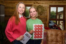 Poppy Billinghurst and Izzy Simpson are part of 4 young film makers are working on a short movie with a social message about abortion to give young women a voice. Photo: Kelvin Stuttard