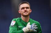 Preston North End's Freddie Woodman interacts with the crowd at Deepdale