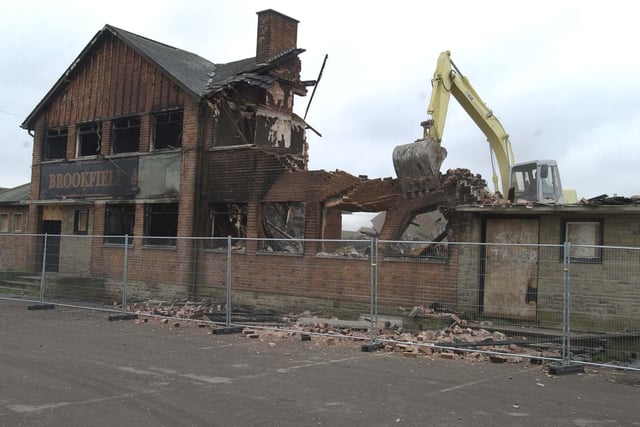 The Brookfield Arms is demolished in 2004