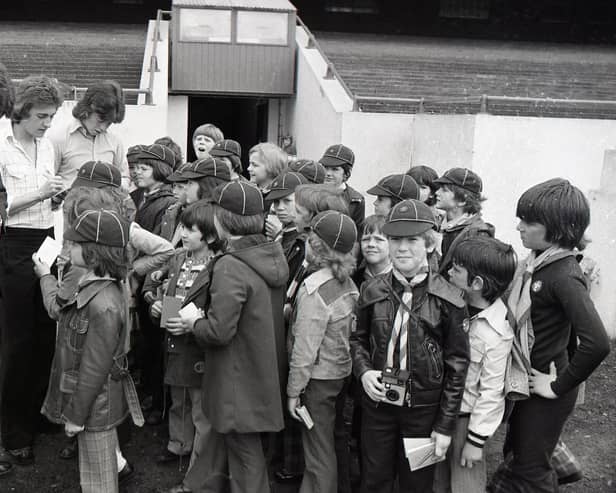 It was great to be young at Deepdale where, before the game with Brighton, youngsters were in the spotlight. Pictured here are Bamber Bridge cub-scouts who were taken on a tour of Deepdale where they met PNE stars Stuart Baxter, Rikki Thomson and Stephen Doyle