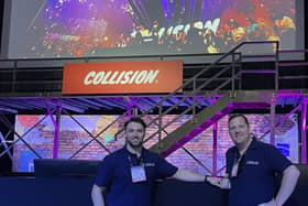 Sam and Martin in Toronto, Canada for the Collision summit