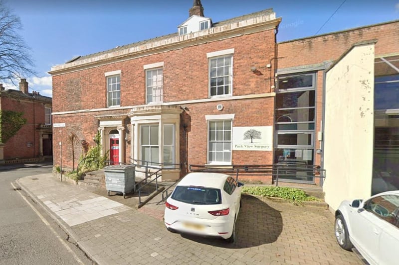 Park View Surgery in Ribblesdale Place, Preston, has an average five star rating from two reviews.
