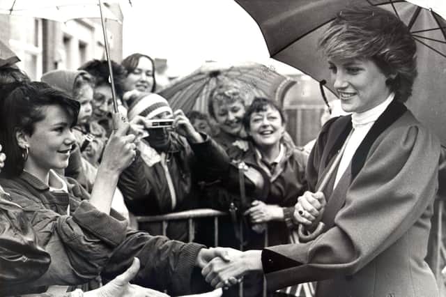 Princess Diana touched the lives of many people in Preston. She is seen here meeting the crowds outside West View Leisure Centre during a visit to the town in 1987