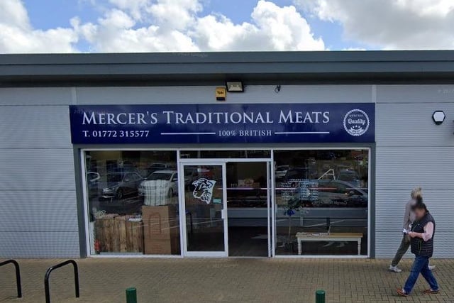 Mercer's Traditional Butchers on Liverpool Road, Penwortham, has a 4.8 out of 5 rating from 44 Google reviews