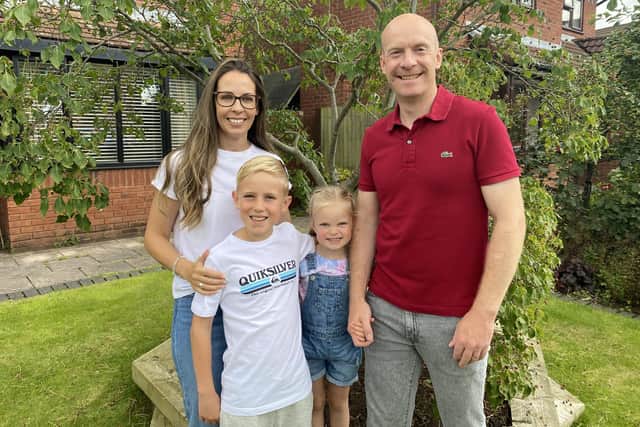 The Brooks family are trying to raise £100k to help with research and hopefully one day a cure for their son's rare genetic condition