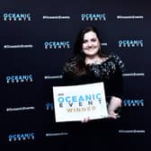 Jessica Helen from New Longton has won  the ‘Wedding Entertainment of the Year’ award at the first ever Nation’s Wedding Awards. Image: Oceanic Events